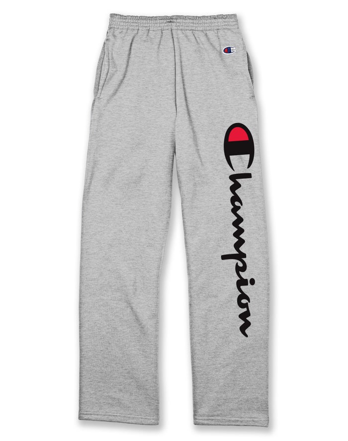 Champion Double Dry® Fleece With Pockets Script Logo Trainingsbroek Jongens - Grijs - Belgie 8641JPY